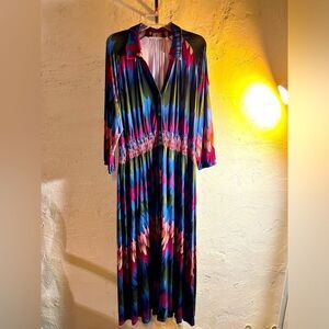 Soft Surroundings Multicolor Maxi Dress
